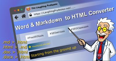 Word Doc & Markdown to HTML converter